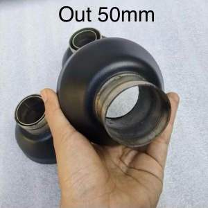 Dop tutup knalpot standar racing moncong shijiro ukuran 4 inch 45 inch out 38 45 50 mm