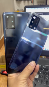 Lưng + Kính Camera OP A74 4G New (Tặng kèm keo dán)