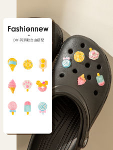 Detachable Crocs Shoe Buckle Accessories Colorful Shoe Flowers Decorative Parts for Slippers Shoe Decorations Easy to Wear