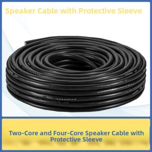 Choseal | Outdoor Audio Stage Speaker Cable 4 Square Pure Copper 2 Cores