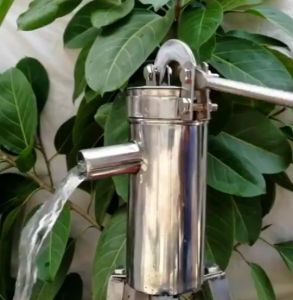 Stainless Steel Manual Water Pump Hand Shake Suction Pump Household Deep Well Pump