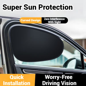 Car Sun Shade Curtain Cover Electrostatic Abosortion Car Side Window Sunshade UV Protector Summer Car Accessories