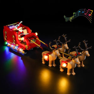 LED Lighting Set Suitable for LEGO Santas Sleigh 40499 Lighting Gift (Excluding Building Blocks)