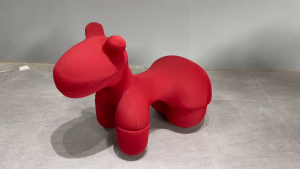 Ghế thư giãn decor Ngựa Pony Chair nhập khẩu ghế lười PONNY Miniature 110cm mút cao su khung sắt