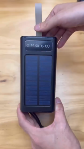 （FLASH SALE)Powerbank Mini Portabel Pengisian Tenaga Surya Outdoor   (150000mAh)