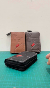 Dompet Kecil Muat Banyak Uang Kartu LM Antam Bahan Sintetis Keren Bveis FQ001 Untuk Pria Wanita