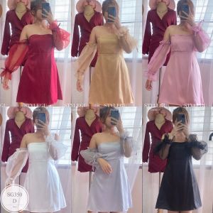 ES350  เดรสเกาะอก ปาดหลัง สม็อกหลัง+ซิป แต่งแขนผ้าแก้วบัพเบิ้ล ไม่คัน ผ้าซีทรูสวยๆ แขนแต่งโบว์เล็กๆน่ารักมาก ผ้าซาร่าเงา   ผ้า: ผ้าซาร่าเงา   สี ชมพู น้ำตาลทอง เทา แดง ขาว ดำ   ขนาด >> รอบอก(Bust) 32-35 ” รอบเอว(Waist) 25-28 ” สะโพก(Hip) 34-38 ” ยาว(Lengt