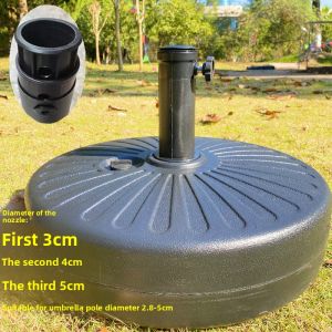 Outdoor Plastic Umbrella Base Water Tank Sunshade Umbrella Stand Middle Column Umbrella Seat Simple Base for Garden Furniture