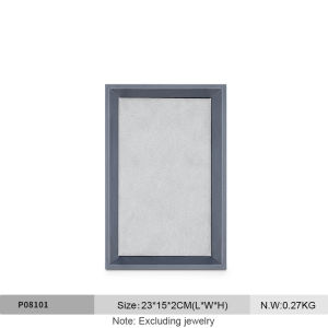 Oirlv PU Leather Jewelry Display Tray Viewing Jewelry Necklace Bracelet Ring Tray Watch Drawer Organizer Showcase Jewelry Holder