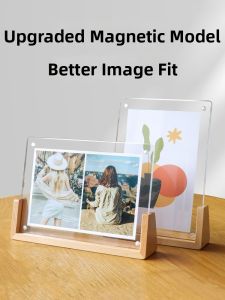 QINLEYI | Wood Acrylic Photo Frame for Couples Pictures