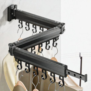 Folding Hidden Outdoor Clothes Rack