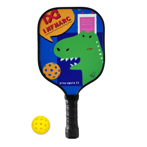 Sinsham Childrens Professional Pickleball Racket Board Glass Fiber Hard Court Sports Fitness Fans Goods Uv Print Handle