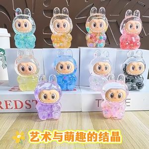 LYL Labble Blitz Blind Box Doll Into The Oil Quicksand Desktop Ornaments Pairs Of Touching Macaron Cartoon Small Prnaments 流沙爆闪拉布布 公仔 盲盒 礼物