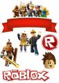Topper cake kue ulang tahun karakter roblox free nama dan ucapan. 