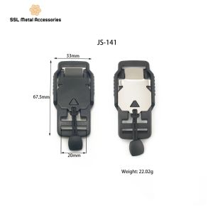 Khóa cài chiến thuật từ tính tự động an toàn dành cho túi xách balo... JS-141 20mm. (1 cái)