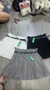 🍒🍒🍒 CHÂN VÁY TENIS DẬP LY CÓ LÓT TRONG TẶNG KÈM NỊT  CHÂN VÁY THỂ THAO V6