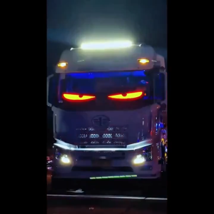 LINHU ยืดหยุ่นได้ ไฟตาปีศาจรถบรรทุก โหมดหลายโหมด ยูเอสบี จอแสดงผลกระจกบังลม LED สร้างสรรค์และสร้างสรรค์ โคมไฟติดเพดาน อุปกรณ์ตกแต่งรถยนต์【จัดส่ง 1 ชั่วโมงจากกรุงเทพฯ】
