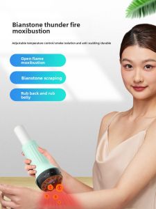 SHUYIKANG | Máy Massage Mặt Bấm Huyệt Không Khói Đá Bian