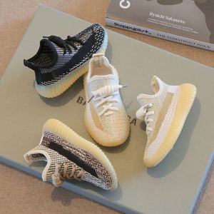 รองเท้ากีฬาเด็ก รองเท้าผ้าใบระบายอากาศแบบถักสำหรับเด็กชายและเด็กหญิง รองเท้าลำลอง รองเท้าเด็กน้ำหนักเบา รองเท้าเด็ก รองเท้าเด็ก