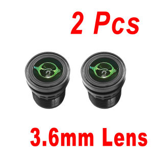 JIENUO | 2pcs 3.6mm Lens HD CCTV Fixed Iris Lens M12 2MP Aperture Image Format Surveillance Video For CCD Ip Camera Digital Analog Cam HD