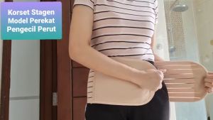 (BISA COD) Korset Stagen Genie & Korset Gurita Pengencang Perut Melahirkan