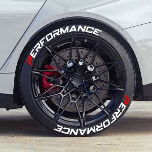 3D Waterproof Effect Stereoscopic Tyre Decals PERFORMSNCE PVC Permanent Tire Decals Decoration Accessories Without Glue