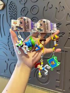 Herocross | Toy Story Climbing Series Keychain Cute Cartoon Character Buzz Lightyear Backpack Wallet Car Decoration Acg Pendant Holiday Gift