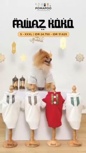Fawaz Koko - Baju Kucing dan Baju Anjing POMAPOO Premium Berkualitas