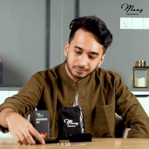 3in1 Beard Care Accessories MAAZ: Sisir beard brush dan gunting perlengkapan perawatan brewok jenggot dan kumis.