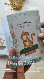 (COMBO 30 THIỆP )Thiệp thôi nôi dễ thương size nhí