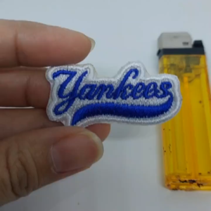 63BRN3 YANKEES logo patch emblem bordir iron on