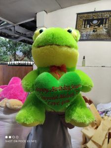 Boneka keropi XL gratis nama/foto