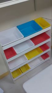 Happy Kiddos 910 White Large Wooden Toy Shelf: A Comprehensive Guide