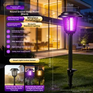 BOLUNKE | Solar Insect Killer Mosquito Zapper
