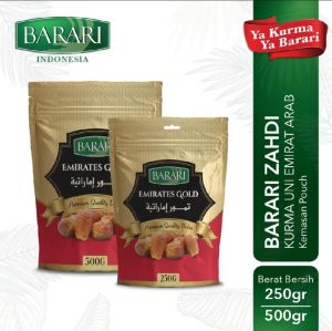 BARARI Emirates Gold Pouch ● Kurma Barari Kemasan Pouch 500gr Premium Quality