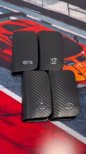 Suzuki Car Keychain Carbon Fiber Key Case Key Chain Cover Car Key Wallet Holder