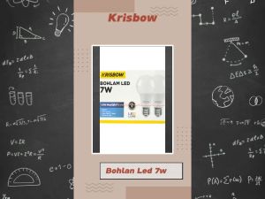Krisbow Bohlam LED 7W: Lampu Hemat Energi & Cool Daylight