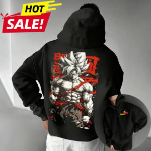 Bandai | Son Goku Saiyan Dragon Ball Harajuku 2026 Streetwear Men Vintage Hoodie Winter Women Oversized Hooded Sweatshirt Long Sleeve Top