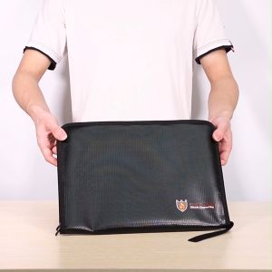 Folder Organizer Water Resistant Fireproof File Folder Letter Size Waterproof Money Document Bag Bills Storage Organizer