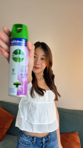 เดทตอล สเปรย์ฆ่าเชื้อโรค ดิสอินเฟคแทนท์ กลิ่นคริสป์บรีซ 225มล. X1 Dettol Disinfectant Spray Crisp Breeze 225 ml x1