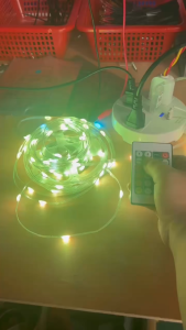 Lampu String Running 10 Meter USB Bluetooth RGBIC Sensor Suara Cahaya Efek Berjalan Kontrol Aplikasi