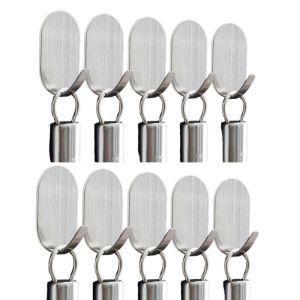 Combo 10 móc treo đồ Inox 304 JTD10 Dan tường gạch kính đá