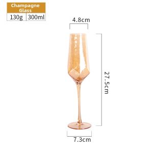 MOLORE | High-footed Hammered Pattern Nordic Vintage Glass Tumbler