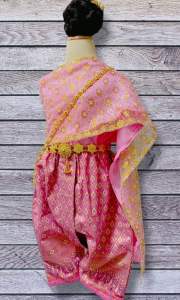 ชุดไทยสไบเด็ก  สไบ+โจง  สวยมากจ้า  ไม่รวมเครื่องประดับคะ