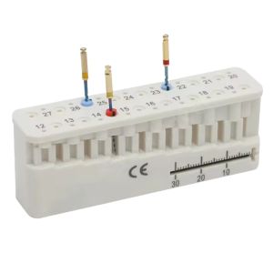 Dental Enlarging Needle Root Canal Measuring Platform Endo Block Stand Ruler Dental Measuring Ruler Dentist Instrument Ruler