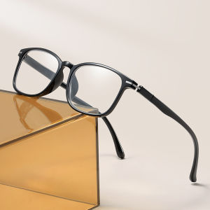 JN IMPRESSION แว่นตาอ่านหนังสือกรอบแว่นตาผู้ชายป้องกันแสงสีฟ้าแบบใหม่สำหรับธุรกิจแฟชั่นไม่มีองศาที่มีน้ำหนักเบาเป็นพิเศษ