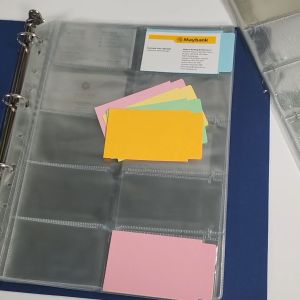 [SG Stock] Refillable Name Card Holder | 400/600 Cards | PVC Holder | Name Card Organiser