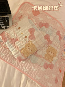 Cute Cat Sanitary Napkin Physiological Mattress Menstrual Period Holiday Special Bed Leak-Proof Urine Insulation Waterproof and Washable Mat