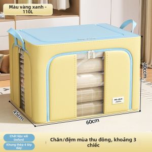 Hộp Lưu Trữ Quần Áo Dung Lượng Lớn Có Tay Xách