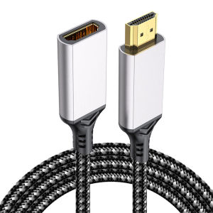 HDMI 2.1 Extension Cable 8K HDMI 2.1 Male to Female Extension Cable 8K HDMI Cord Extension for PS5 Xbox HDTV HDR 0.2m 0.5m 1m 2m